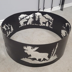 Open image in slideshow, 36&quot; diameter by 12&quot; Tall Fire Ring
